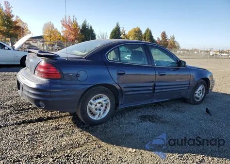 2001 Pontiac Grand Am Se из США, поврежденный, VIN 1G2NE52T91M554454